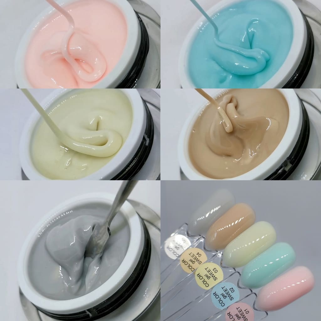 Цветной Гель Color Gel Sweet 01 Розовый купить в интернет-магазине  Artstudio-shop